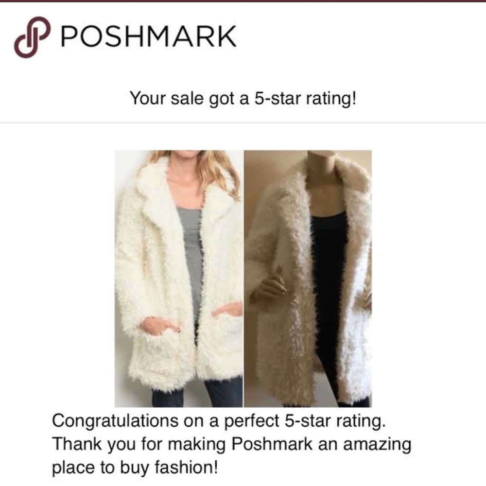 1 LEFT! Faux Shaggy Open Front coat - Picture 4 of 8